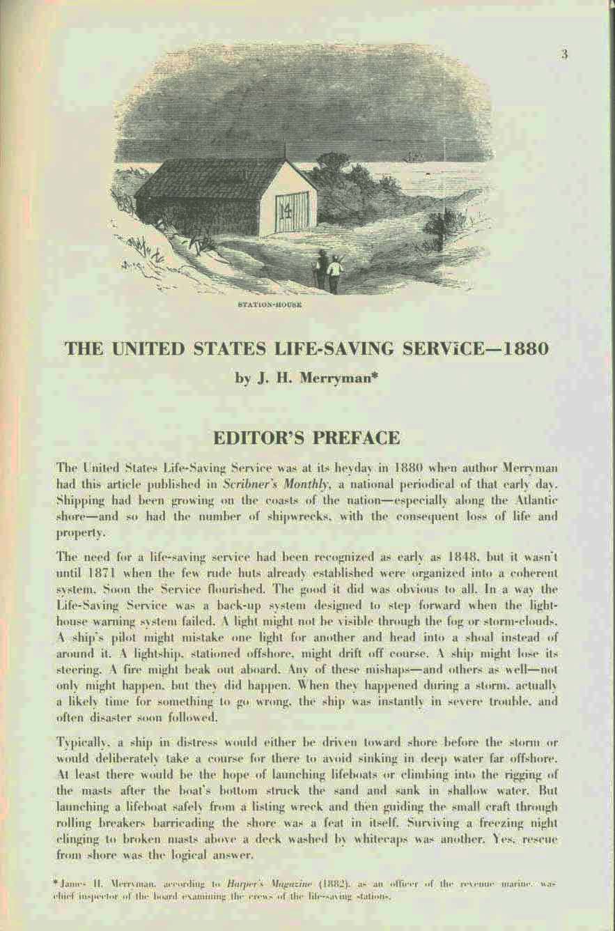 The United States Life-saving Service--1880: predecessor to today's Coast Guard--1880. vist0071d
